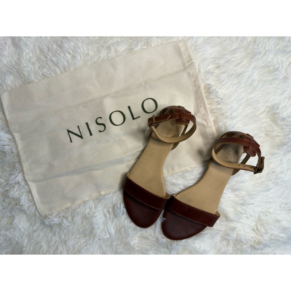 Nisolo | Serena Sandal | Brandy | Size 36